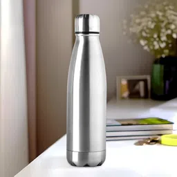 Kuber Industries Silver-Toned Stainless Steel Water Bottle-500 ml-image-91