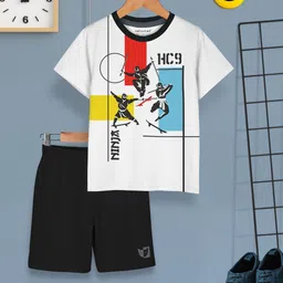 HELLCAT Boys Printed T-shirt with Shorts-picture-18