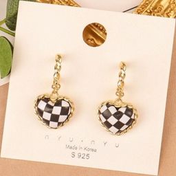 Arzonai Contemporary Half Hoop Earrings-image-92