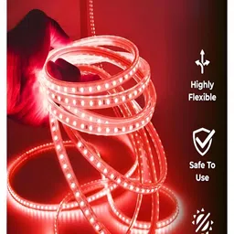 KAVYARA Red Rice-Shaped LED Strip Lights34 m-25