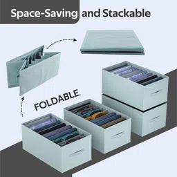 Kuber Industries Grey Set of 2 Regular Drawer Organiser Organisers image 3