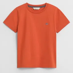GANT Boys Solid Round Neck Cotton T-shirt-image-68