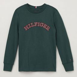 Tommy Hilfiger Boys Typography Applique T-shirt-image-47
