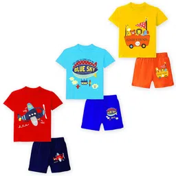 Lavi-Tavi Unisex Kids Printed T-shirt with Shorts-38