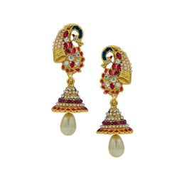 HIGH TRENDZ Contemporary Jhumkas Earrings-image-43