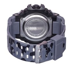 SELLORIA Men Patterned Dial Digital Multi Function Watch G_Shcck_Grey_Militry image 4