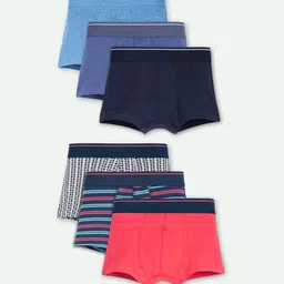 ariel Pack Of 6 Assorted Printed Trunks AR-BT-P6-S1-RED_NAVY-image-18