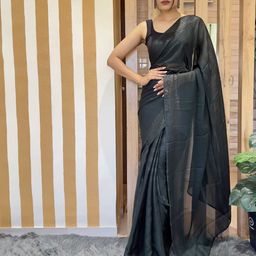 DIVASTRI Poly Georgette Ready to Wear Saree-picture-53