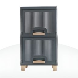 RUBOXA Grey Set of 2 Regular Drawer Organiser Organisers image 2