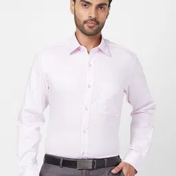 Raymond Self Design Pure Cotton Formal Shirt-image-25
