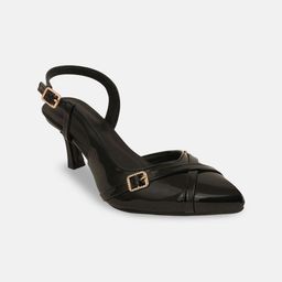 DROP BOLD Women Slim Heeled Pumps with Buckles-9