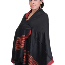 Exotic India Geometric Printed Shawl-image-15