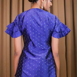 Foram Patel Printed Top & Inner With Palazzos Co-Ords image 3