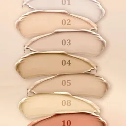 JUSTGOLD Liquid Full Coverage Concealer + Corrector- 7 ml- Shade- #01 image 2