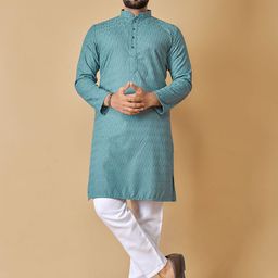 Zurika Fashion Men Embroidered Thread Work Kurta-15