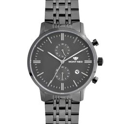 MONT NEO Men Dial & Bracelet Style Straps Analogue Watch 3515E-M8816-image-16