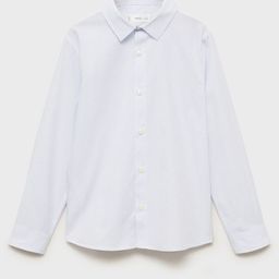 Mango Kids Boys Striped Pure Cotton Shirt-picture-25