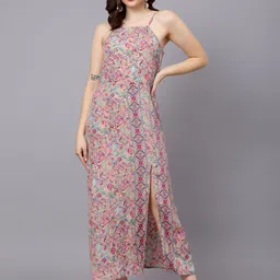 Kotty Women Graphic Printed A-Line Maxi Dress-image-90