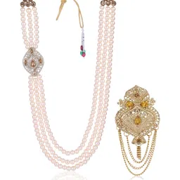JIYANSHI FASHION Men Gold Jewellery Set-image-82