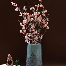Myntra Elegant Homes Pink 2 Pieces Magnolia Artificial Flower-39