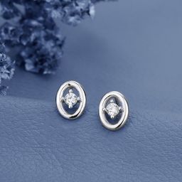 VANBELLE Oval Studs Earrings-17