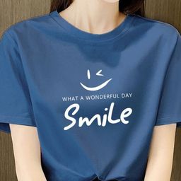 KPOP Women Typography Printed T-shirt-image-97