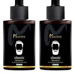 Maxerra Set Of 2 Classic Beard Oil For Thicker Beard - 30 ml Each-10