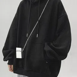 StyleCast Men Solid Hood Pullover Sweatshirt-image-87