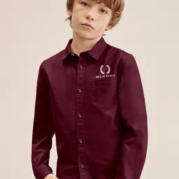 Hikuj Boys Polycotton Casual Regular Fit Shirt-picture-43
