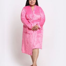 KLOTTHE Woolen Bath Robe With Belt-image-29