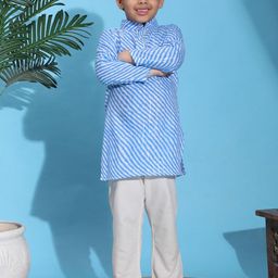 Cutiekins Boys Striped Straight Kurta with Pyjamas-image-92