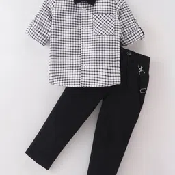 Mark & Mia Boys Checked Shirt with Trousers-image-31