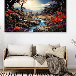DEKORSTATION Multicoloured 1 Piece Canvas Wall Paintings-image-81