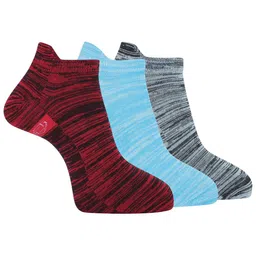 Dollar Men Pack Of 3 Striped Ankle Length Socks-image-83