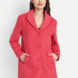 HAUTEMODA Women Double-Breasted Overcoat-image-56