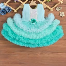BARKAT DESIGNING PLANET Net A-Line Dress-93