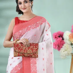DESH BIDESH Woven Design Handloom Saree-image-94