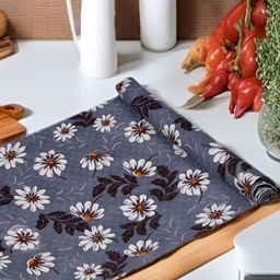 REVEXO Blue & White Floral Printed Water-Resistant Shelf Liner-image-36