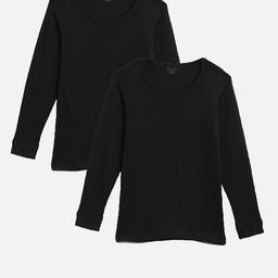 Aerowarm Infant Girls Pack Of 2 Thermal Tops-51
