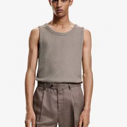 H&M Relaxed Fit Tailored Linen Shorts-image-22