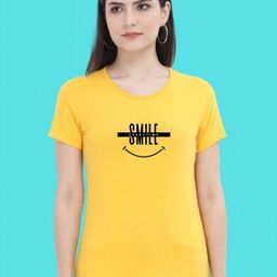 Moda Rapido Women Typography Printed Round Neck Cotton T-shirt-picture-17