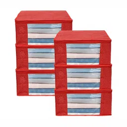 ANKIT INTERNATIONAL Red Set of 6 Super Strong Multi-Utility Organisers-37