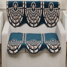 Fashion Throw Printed Jacquard 2 Piece Sofa Cover-image-38