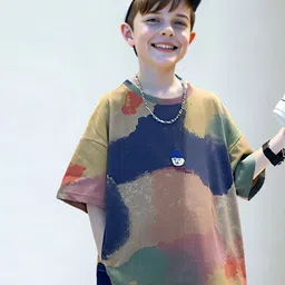 FOREVER FRIDAY Kids Boys Graphic Printed Round Neck Cotton T-shirt-picture-19