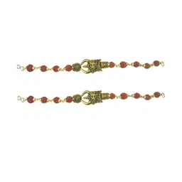Divine souvenirs Unisex Set Of 2 Artificial Beaded Wraparound Bracelet-image-7