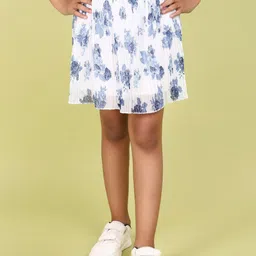V-Mart Floral Printed A-Line Above Knee Skirt-image-41