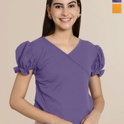 Tromko Puff Sleeve Top-image-84