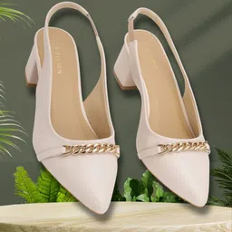 T.ELEVEN Women Block Heels Pumps-29