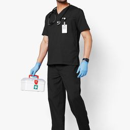 KNYA Men Doctors Active Scrub suits-image-10