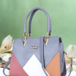 LIKE STYLE Women Colourblocked Structured Shoulder Bag-picture-30